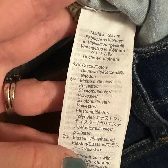 Madewell High Rise Medium/Dark Wash Skinny Jean 28 - Picture 6 of 9